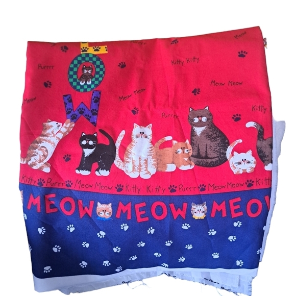 The Panel Place Fabric Traditions simplicity little girl's jumper pattern cats - Picture 12 of 13